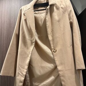 Missguided Tan Trench Coat Lightweight Classic